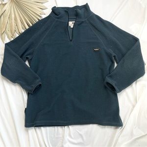 Men's Blue Zip-Up Sweater